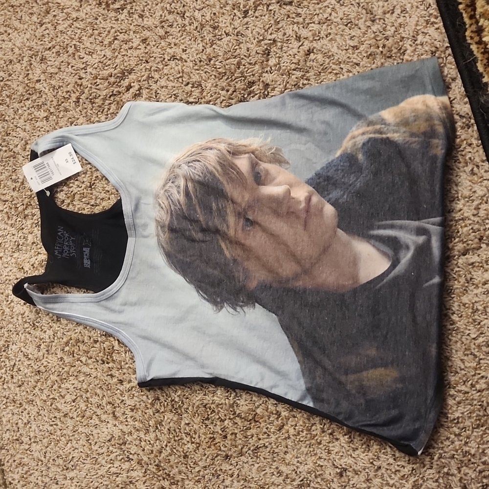 American Horror Story                       Evan Peters tank top Women's size XS